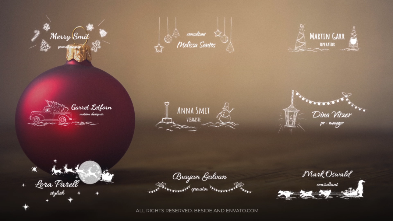 Christmas Titles & Lower Thirds | AE