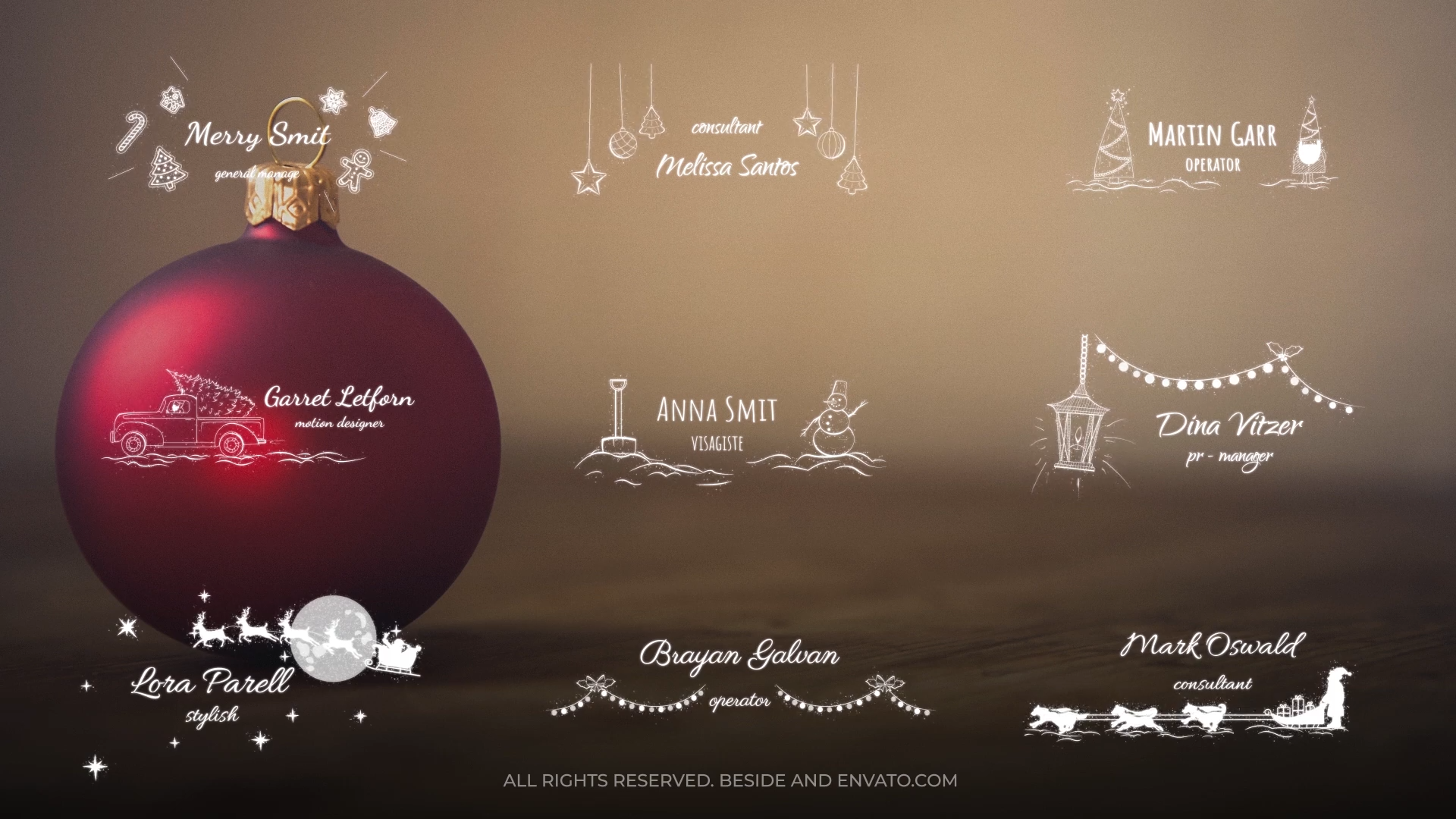 Christmas Titles & Lower Thirds | AE