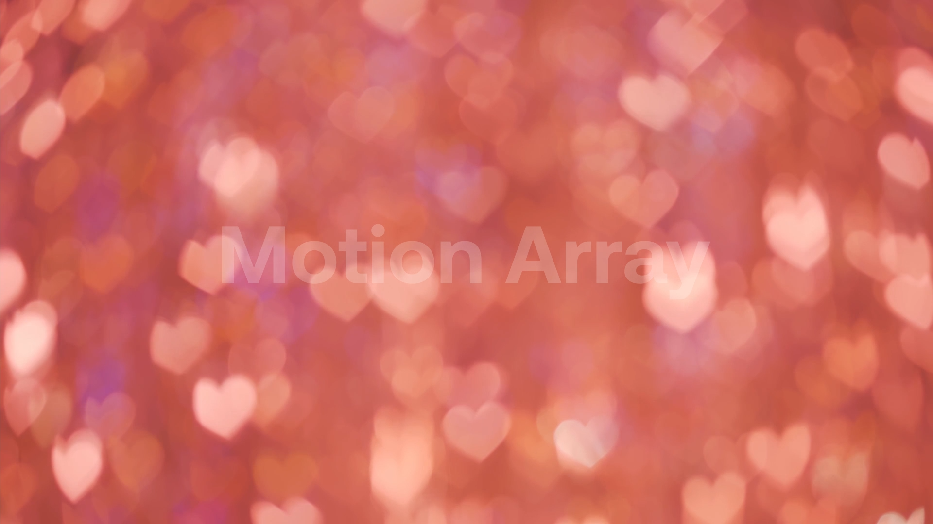 Red Hearts Bokeh