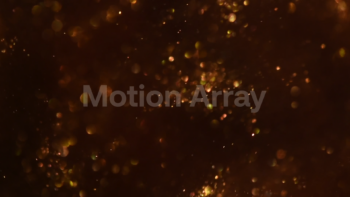 Gold Particles Moving Background