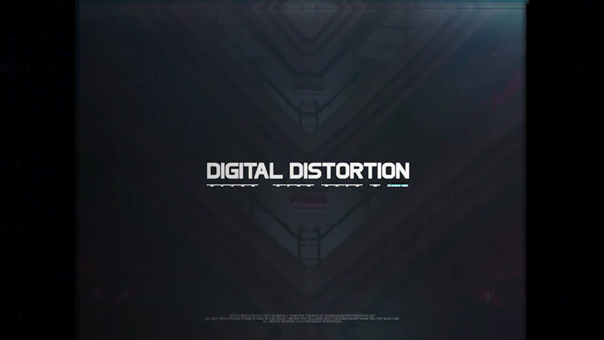 70 Glitch Title Animation Presets Pack | Glitch Text Maker