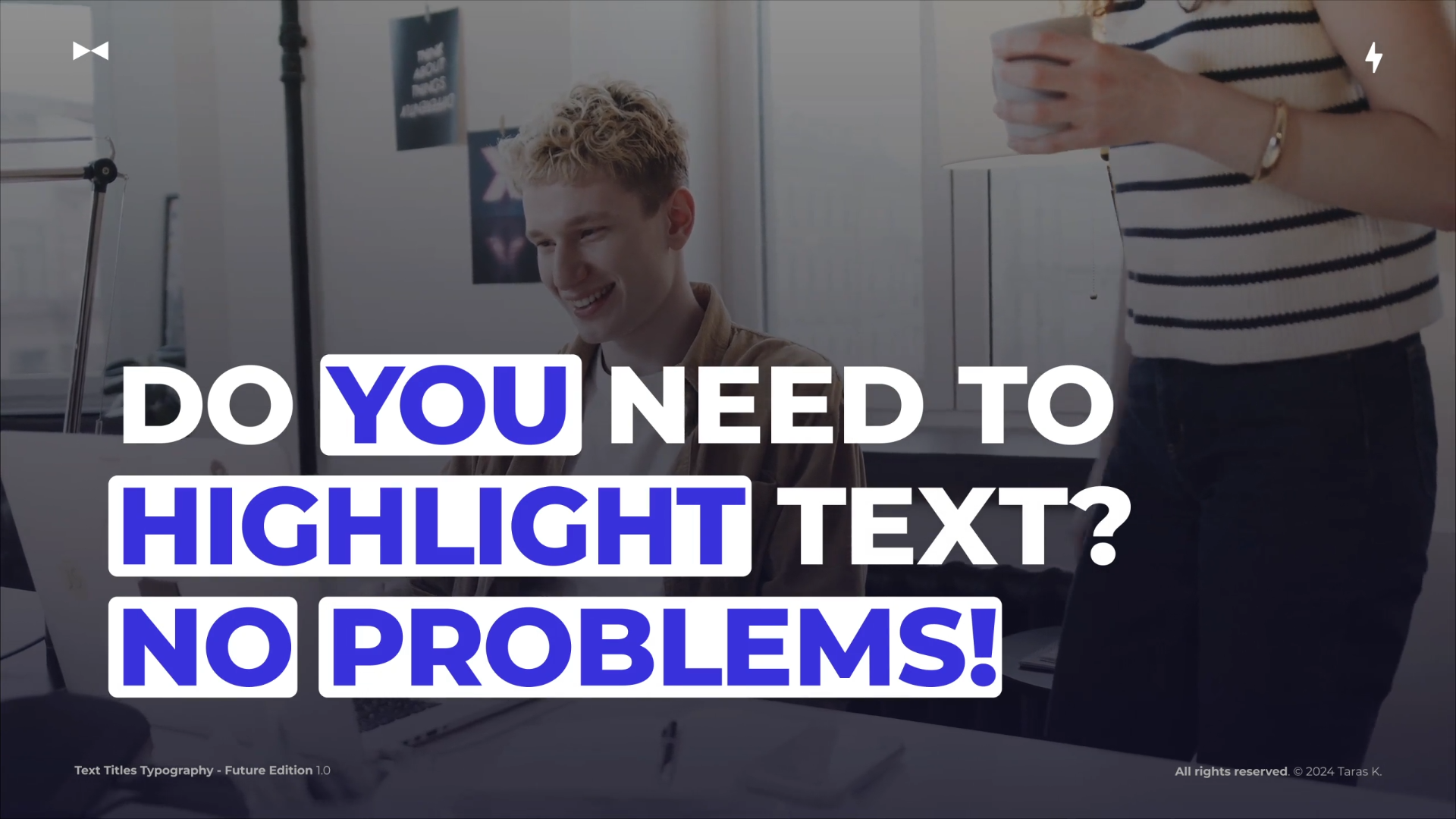 Text Titles Typography \ AE