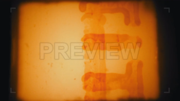 Orange Film Reel With Grunge