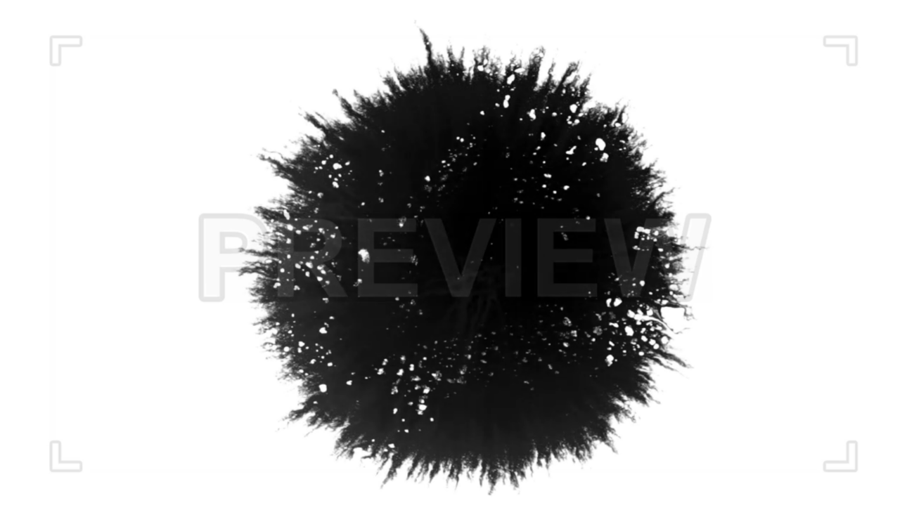 Ink Dropped Onto Paper