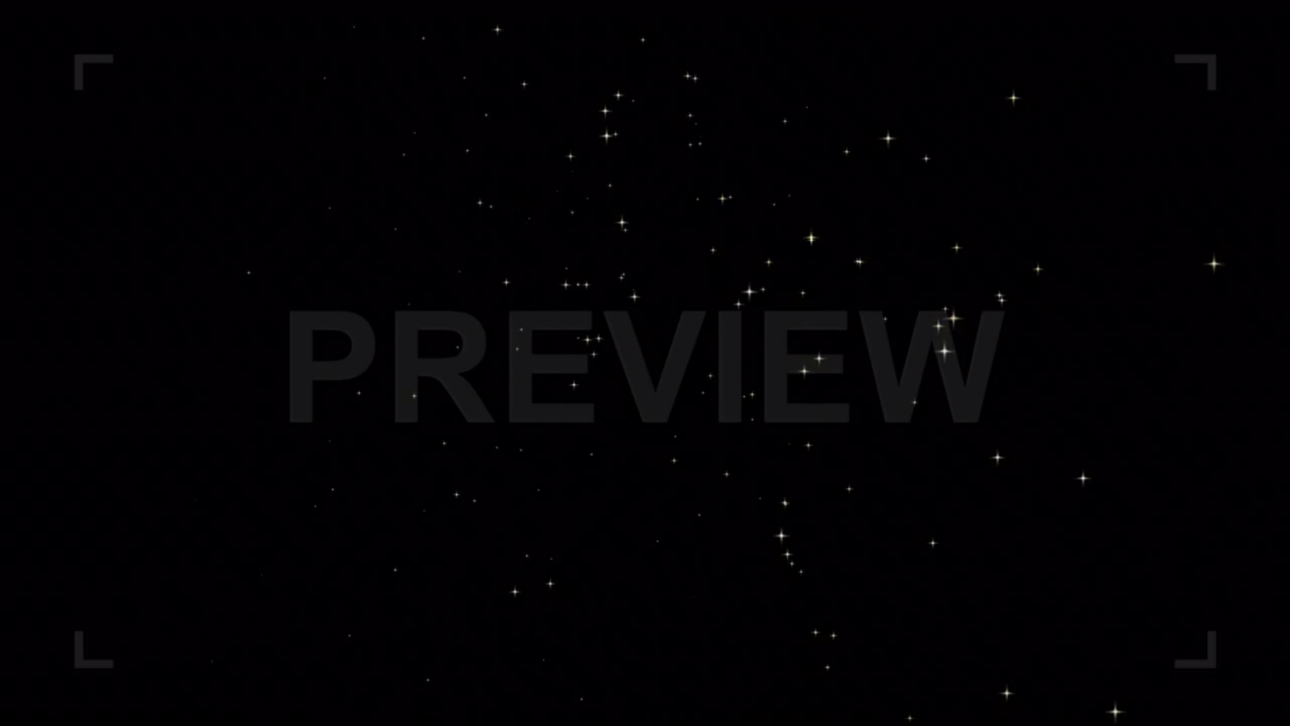 Christmas Particles Stars Overlay