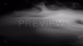 Heavy Fog Over Black Background