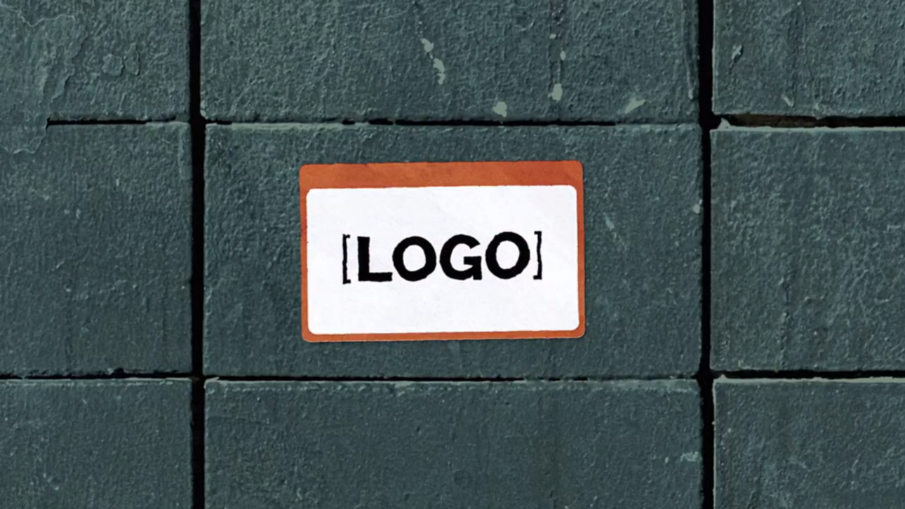 Sticker Tag Title & Logo Loop