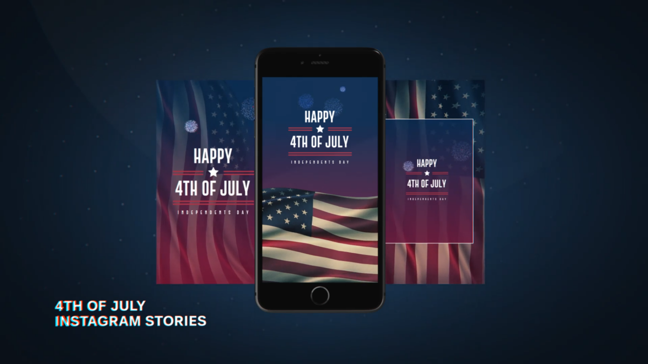 4th of July Instagram Stories