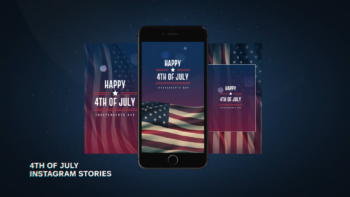 4th of July Instagram Stories