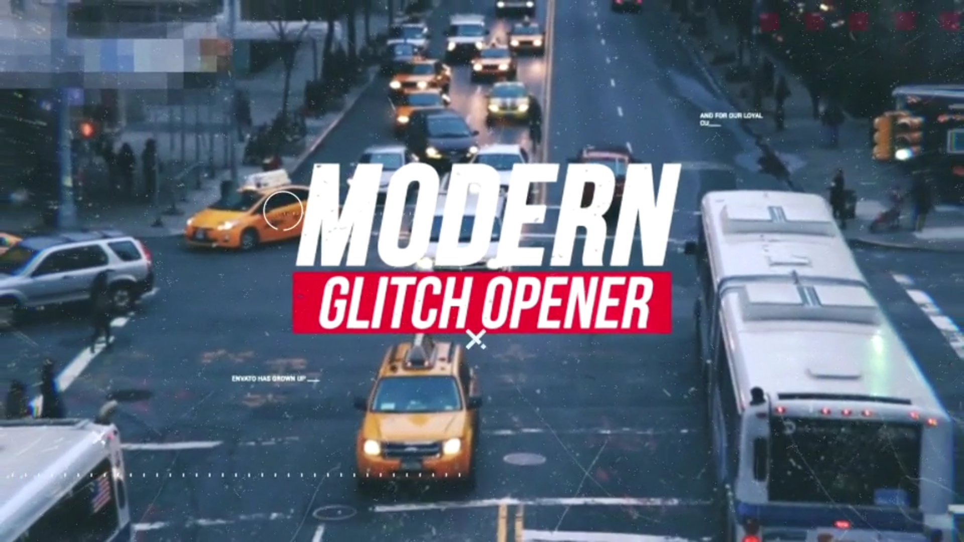 Modern Urban Glitch Opener