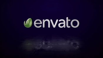 Glitch Transform Logo Reveal