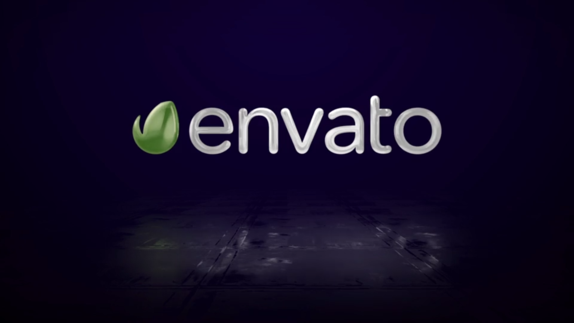 Glitch Transform Logo Reveal