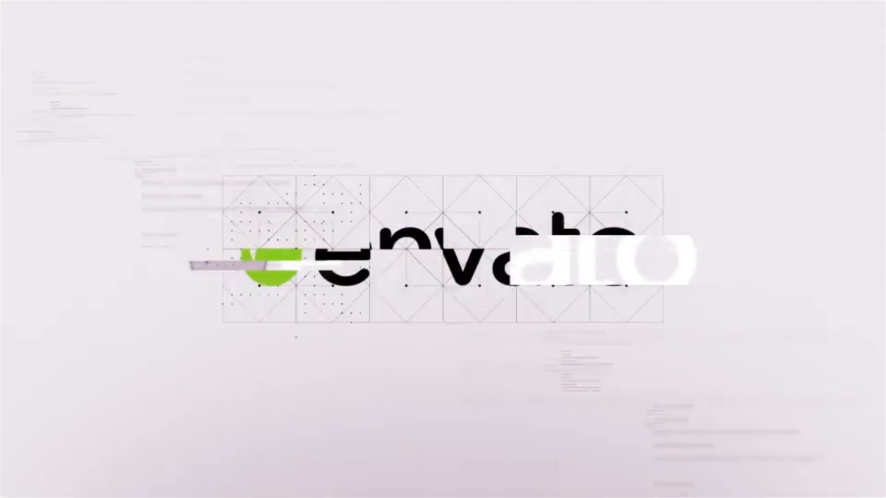 Glitcher Logo Reveal