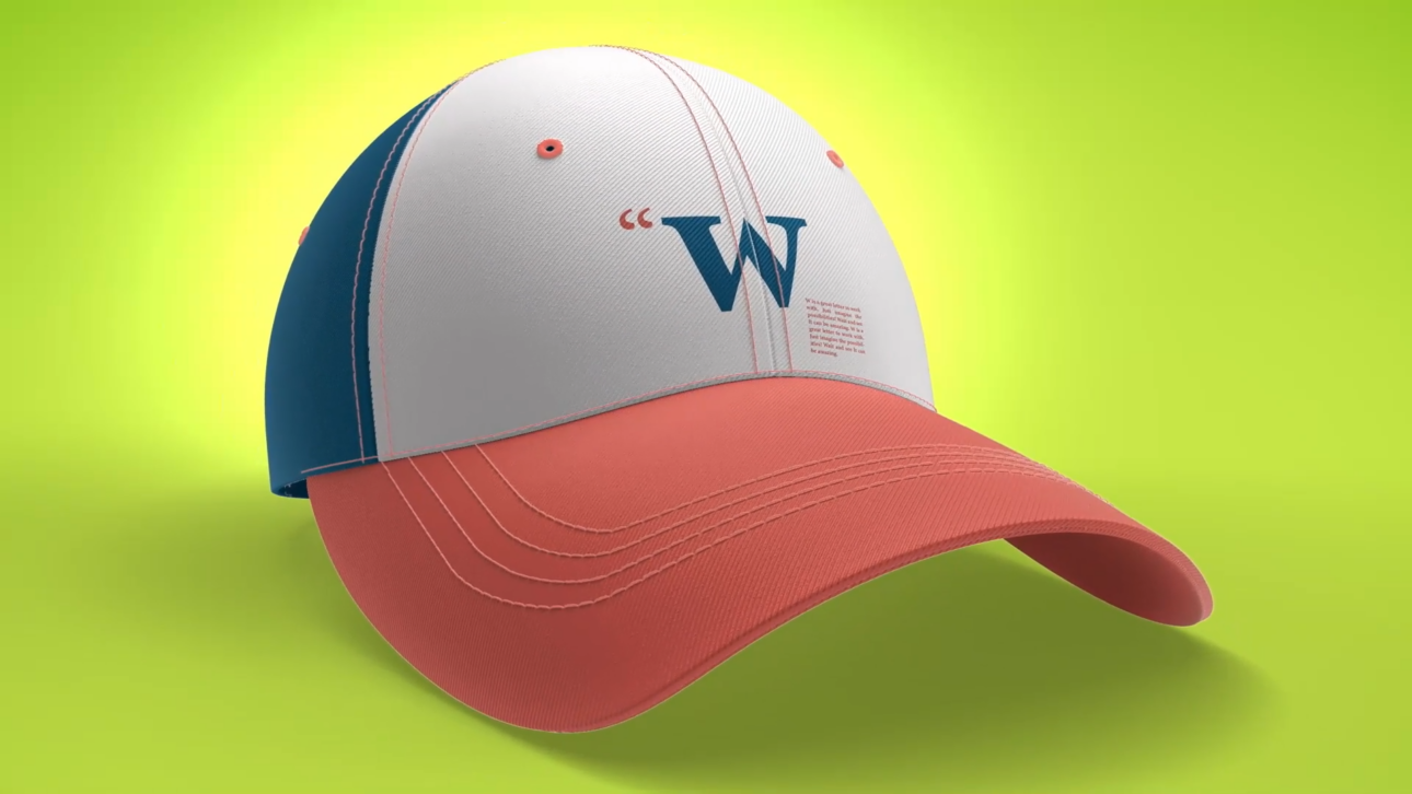 Cap Mockup Template Travelling Out - Animated Mockup SCENES