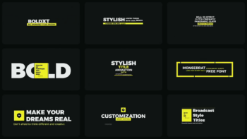 Big Animated Titles Pack#4