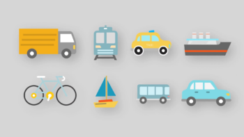 Transport Icons | 4K