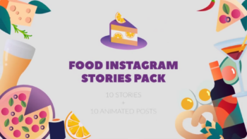Food Instagram Stories and Posts Pack
