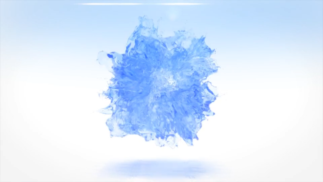Circling Liquid Logo Reveal- 4k
