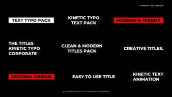 Typography Text Animation