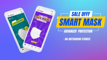 Face Mask Ads Set Stories Pack For Premiere Pro