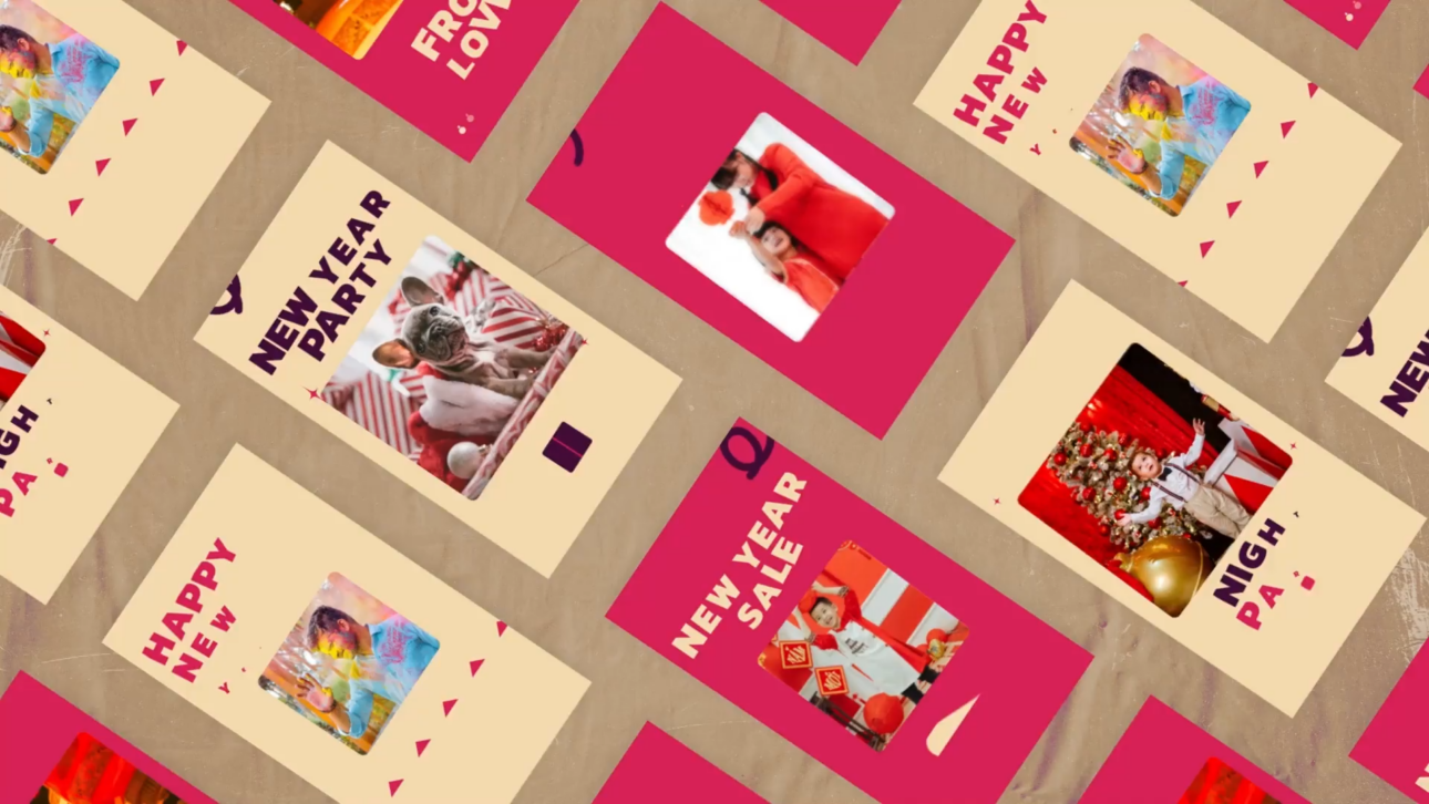 New Year Social Media Stories | MogrtSocial Media Social Media Stories