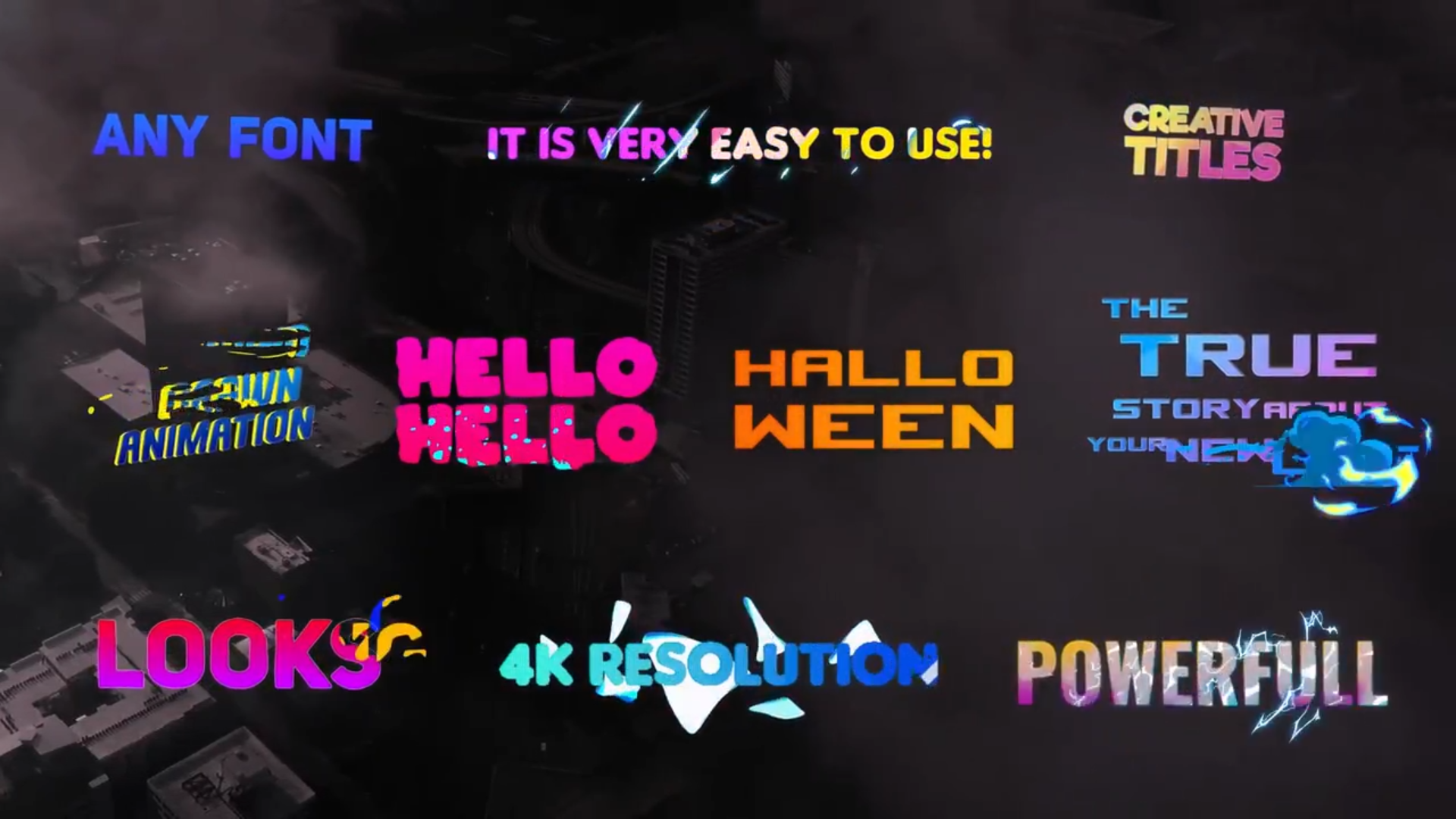 Creative Colorful Titles