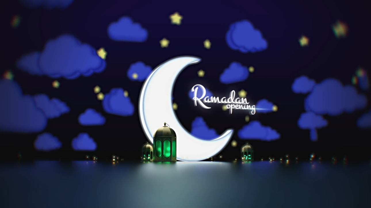 Ramadan Kareem Opening/ Lamp Lights/ Arab Logo Reveal/ Muslims Intro/ Cloud and Stars/ Night Light