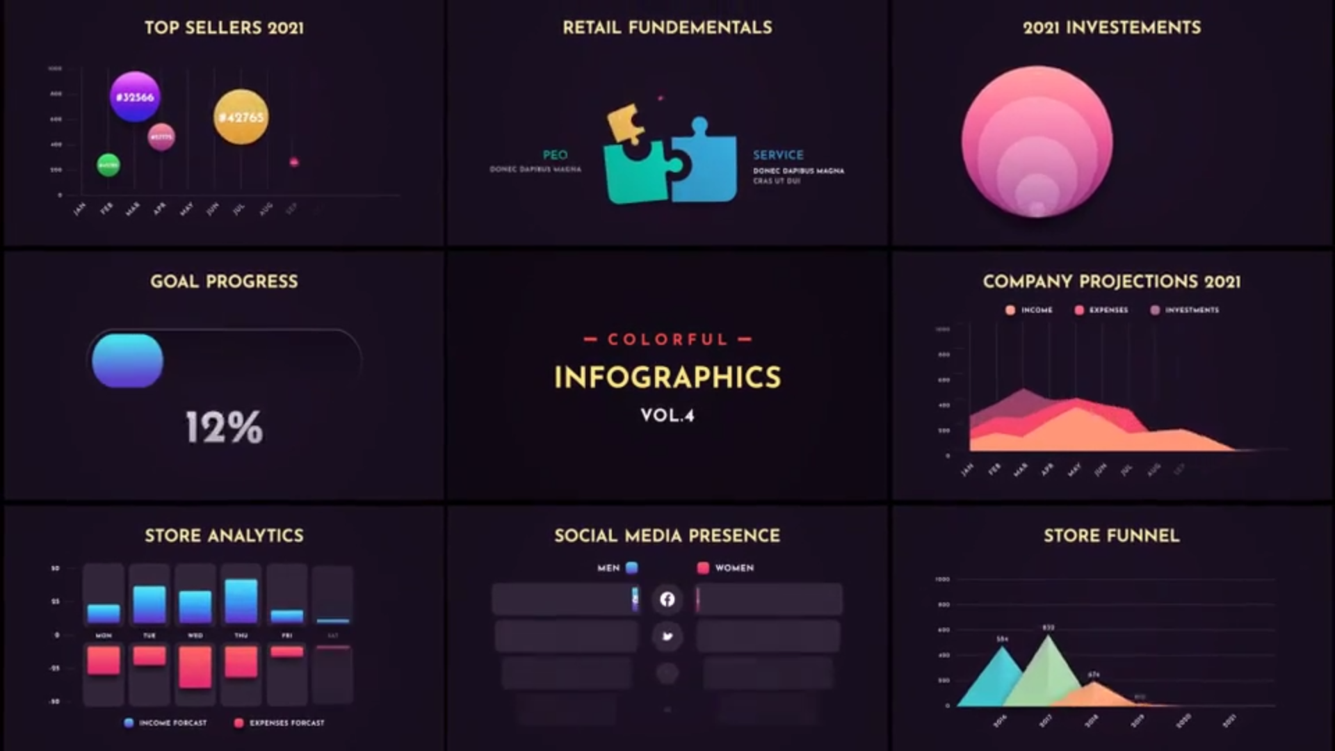 video-capture-5.11seg-7946 Colorful Infographics Vol.4