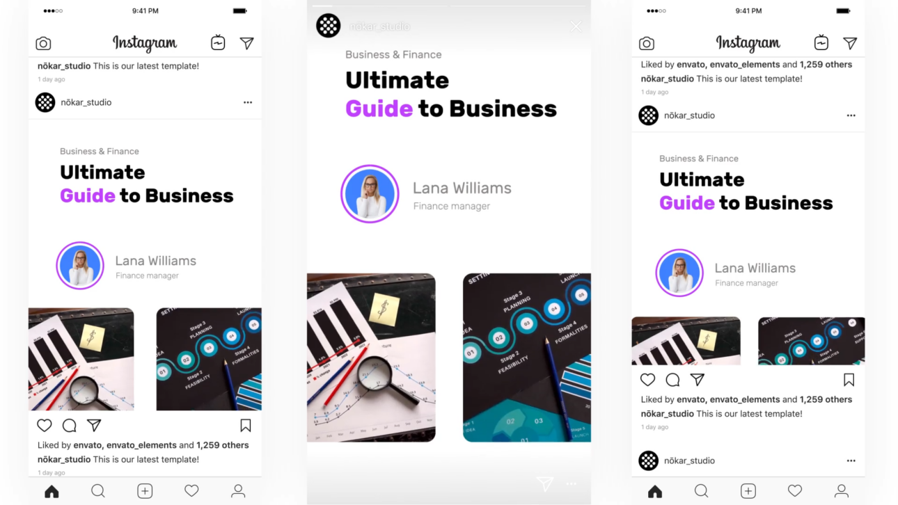 Business and Finance Stories Reels