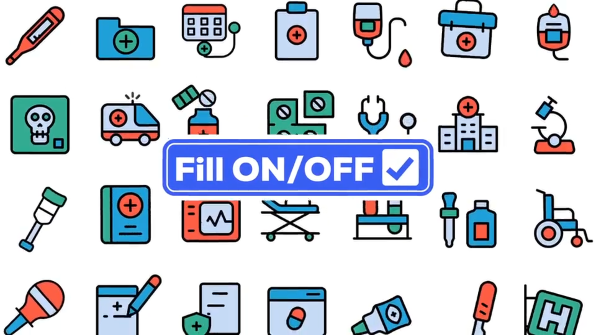 Dual Icons Pack - Medical Icons