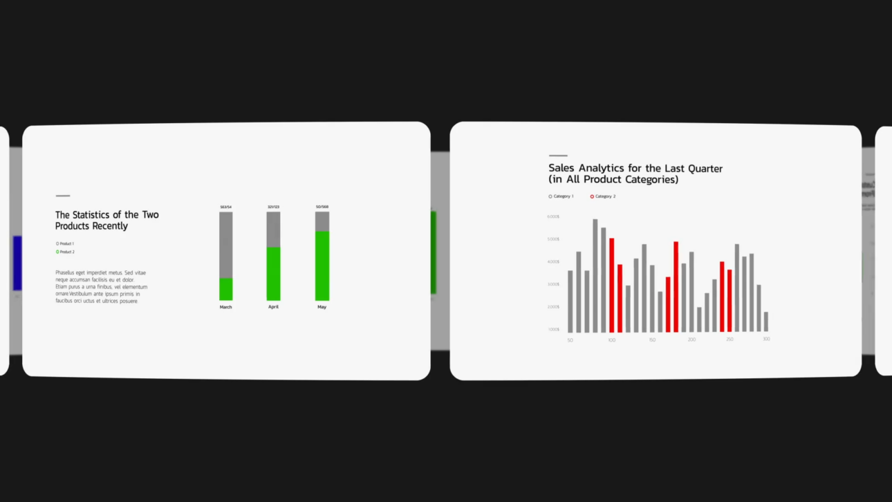 Minimalistic Bar Charts