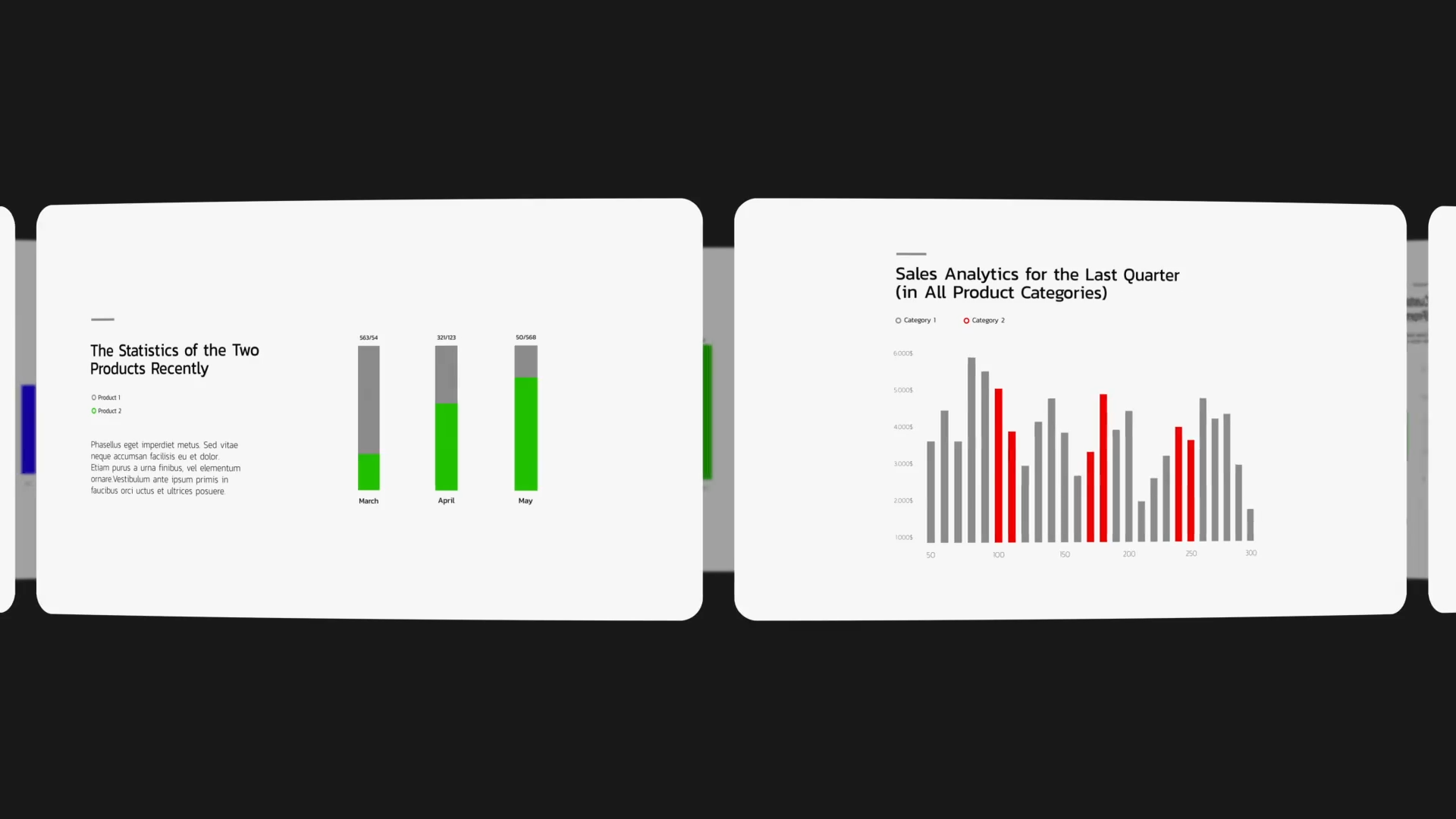 Minimalistic Bar Charts