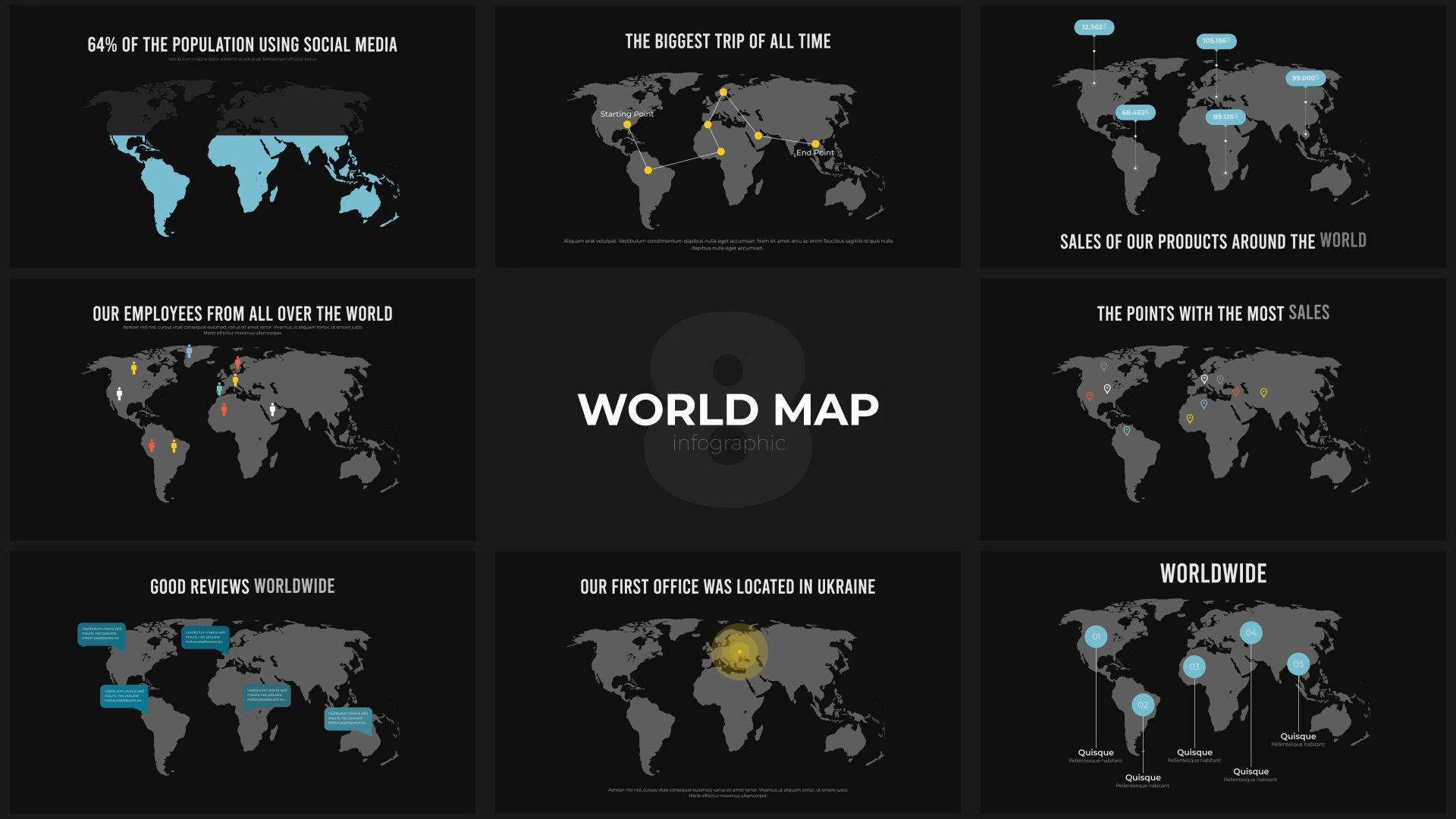 Infographic - World Map / AE