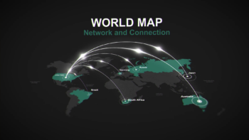 World Map - Network