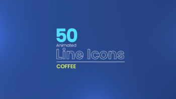 50 Animated Coffee Line Icons