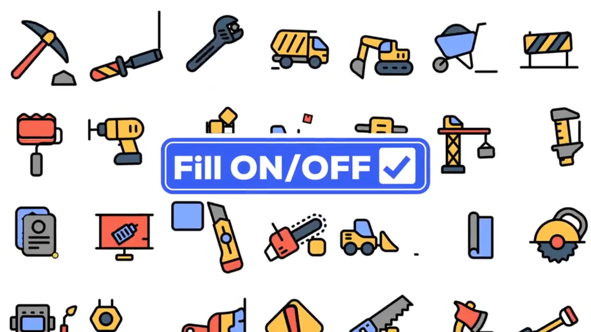 Dual Icons Pack - Construction Icons