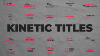 Kinetic Titles MOGRT