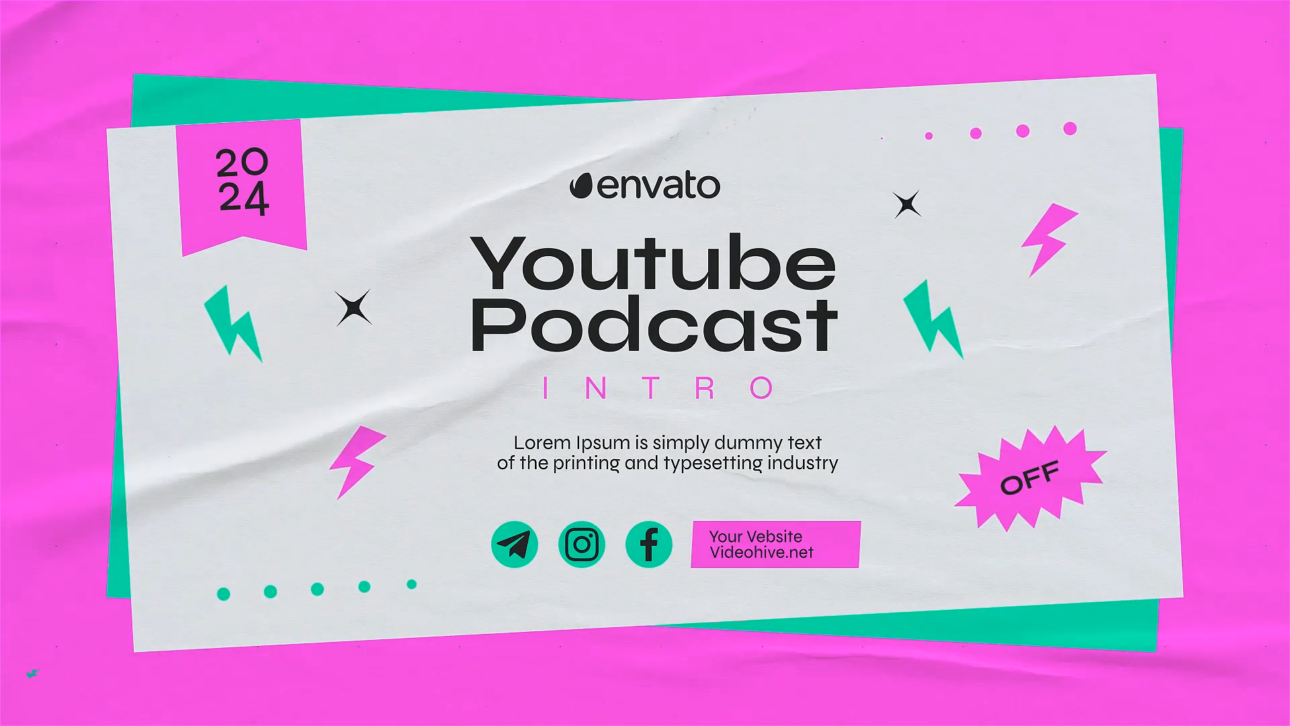 Youtube Podcast Intro (MOGRT)