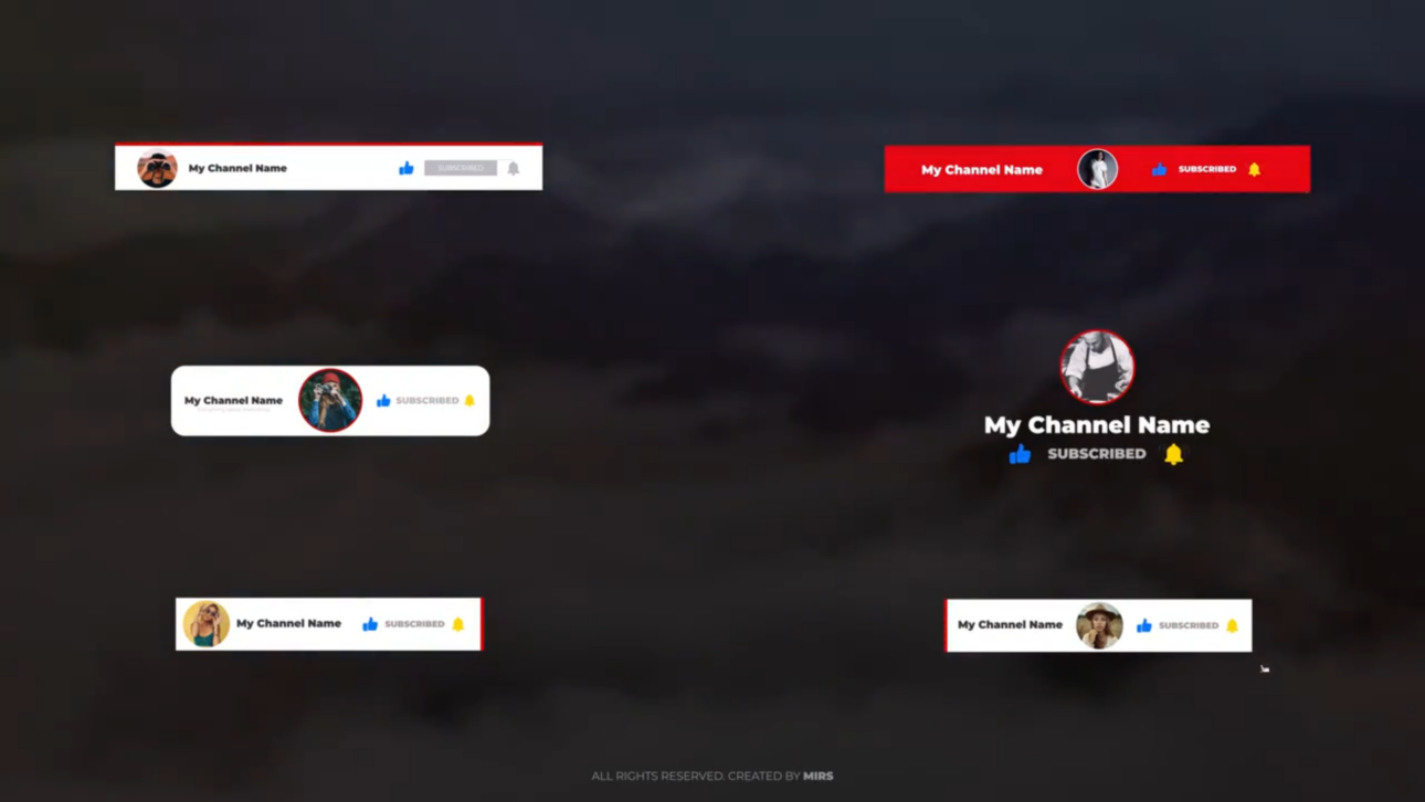 Subscribe Panels #2 (Youtube)