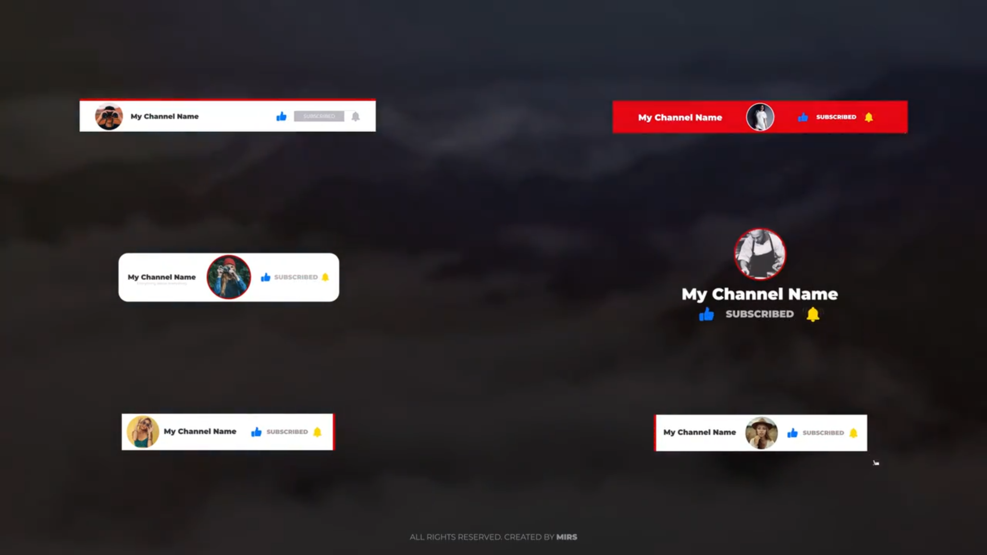 Subscribe Panels #2 (Youtube)