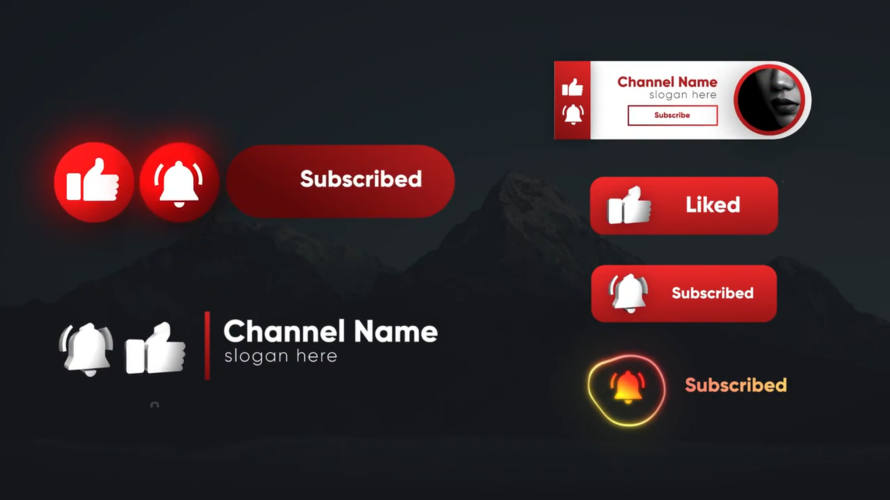 Youtube Subscribe Elements V3