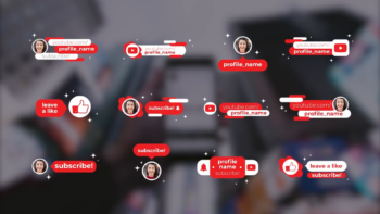 12 Youtube Lower Thirds