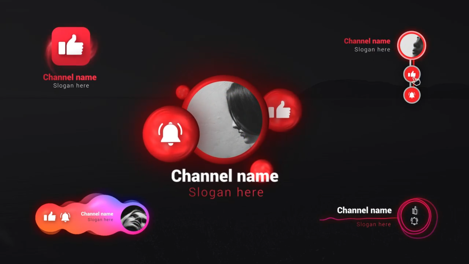 Youtube Subscribe Elements V5