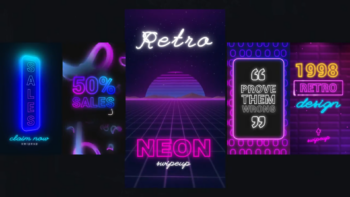 Neon Instagram Stories