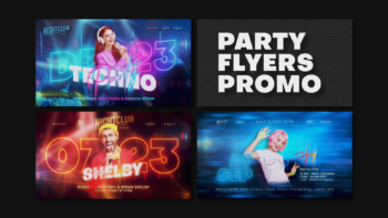 Party Flyers Promo | Premiere Pro
