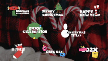 Christmas And New Year Titles for Premiere Pro
