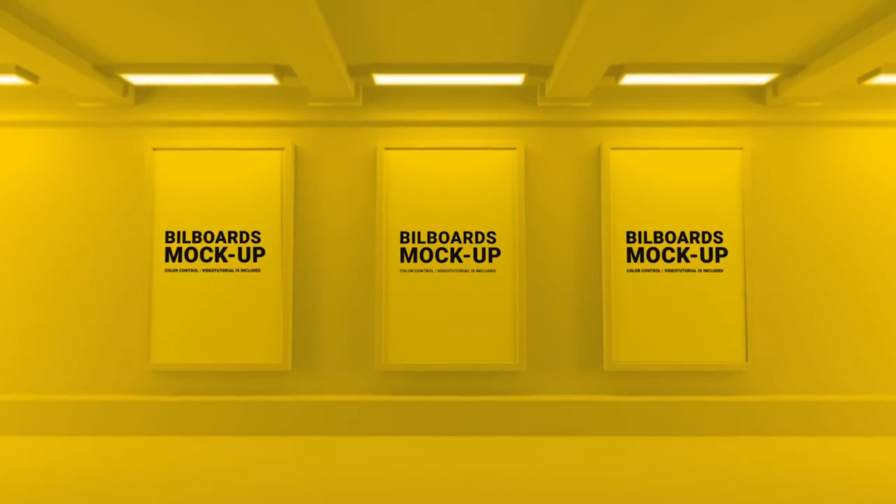 Subway Billboard Mock-up