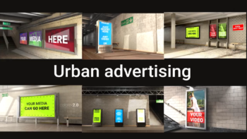 Urban Kiosk Mockup