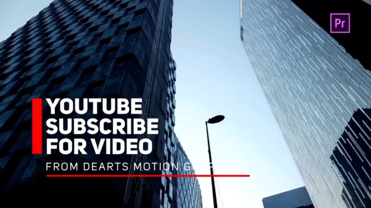 Youtube Subscribe Button Premiere Pro