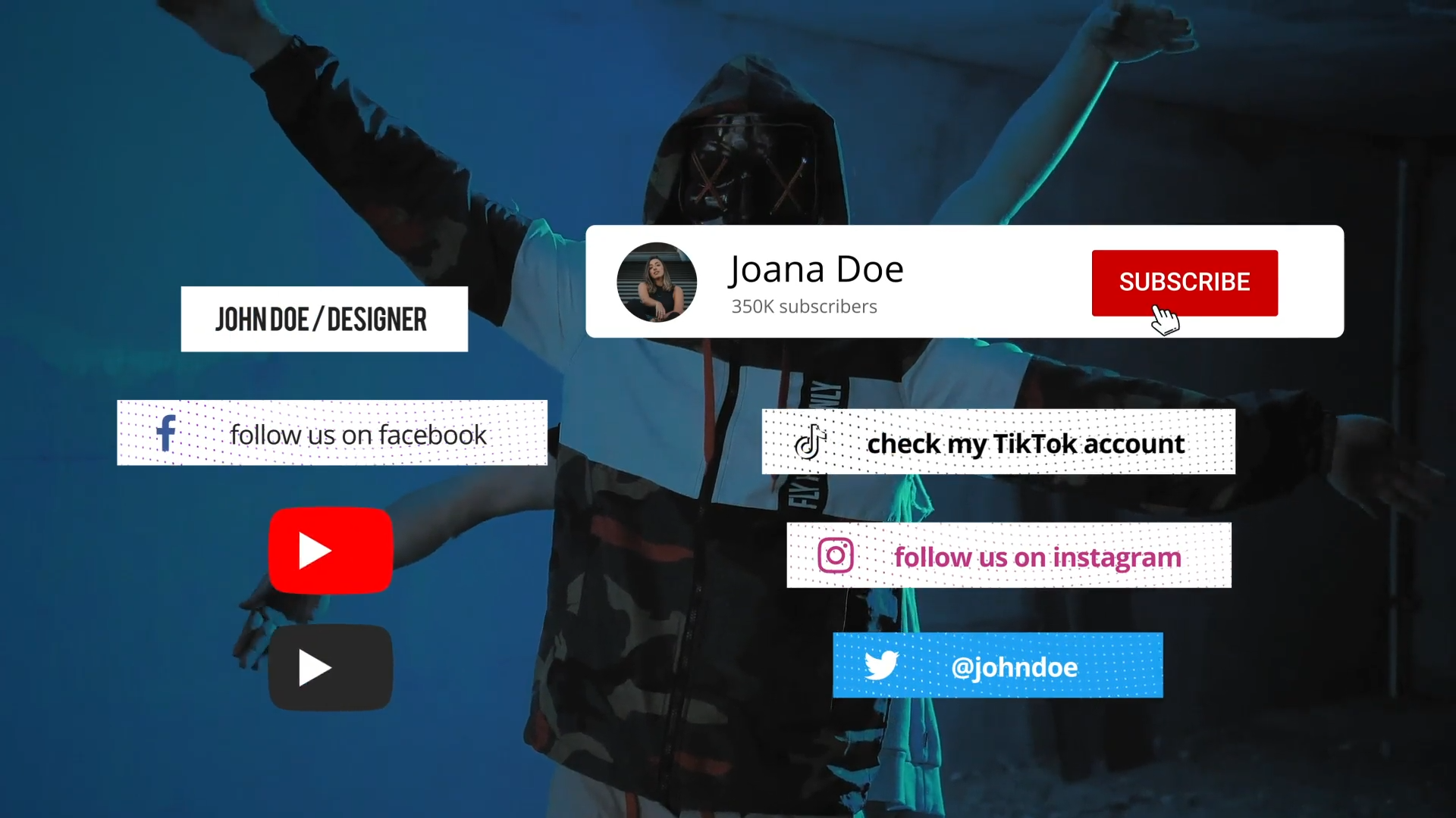 Youtube Channel Elements | For Premiere Pro